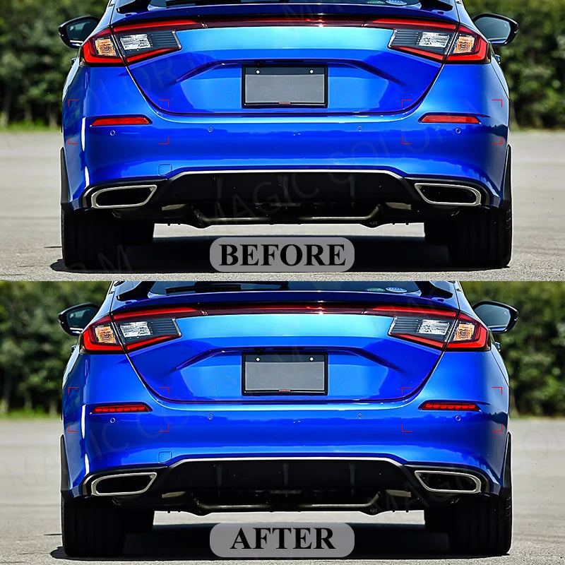 For Honda Civic 2021 2022 2023 Multi-function LED Rear Bumper Light Fog Lamp Auto Tail Bul | AUTOKITSHOP