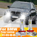 2x H11 H8 H16 H9 Led Fog Lights Headlight Canbus Car Bulb 6000K White Diode Driving Runnin