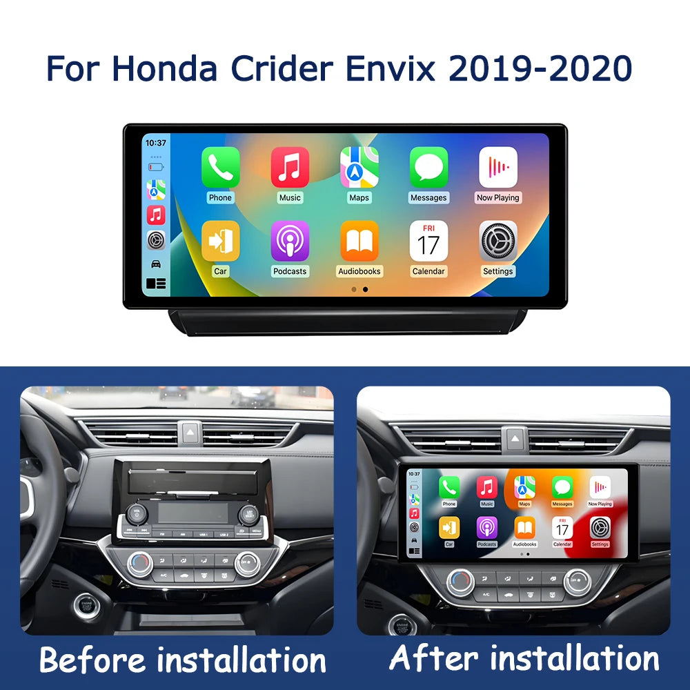 for Honda Crider Envix 2019 - 2020 Multimedia Radio Player QLED 2400*900P Car Display Scre