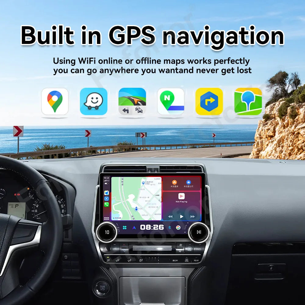 Android 15 HD Large Touch Screen 11.5 Inch Car Stereo Wireless CarPlay GPS Navi Player For