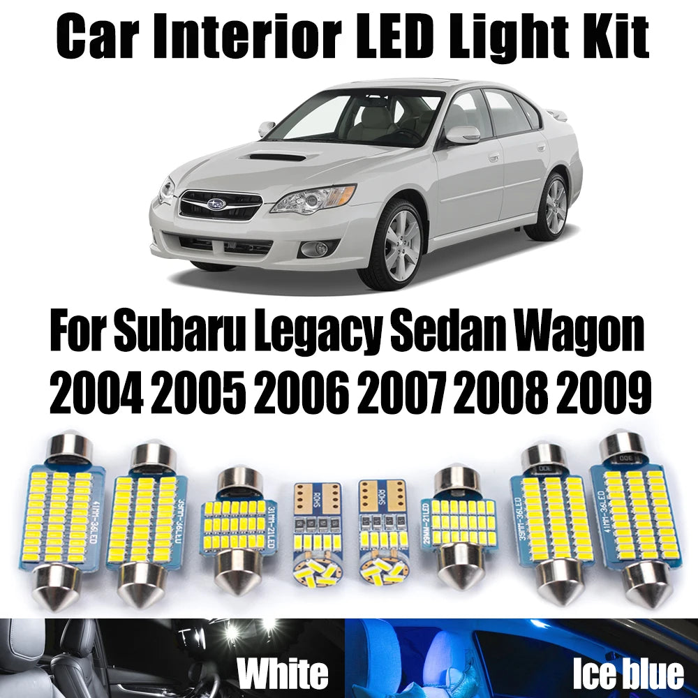 LED Interior Door Light Trunk Reading Bulb Kit For Subaru Legacy Sedan Wagon 2004 2005 200