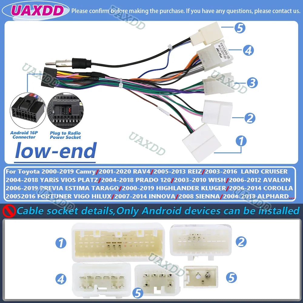 For Toyota camry prius land cruiser rush prado corolla levin vios yaris tuner vigo hilux h