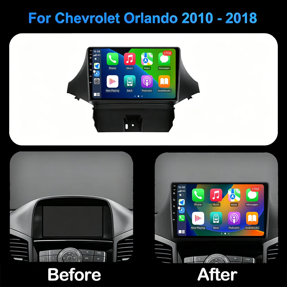 Android 16 For Chevrolet Orlando 2009-2012 GPS Navigation Multimedia Player Auto Wireless