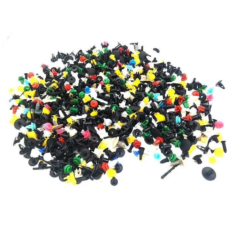 Mixed Plastic Fastener Car Door Panel Fender Bumper Push Rivet Clip Pins