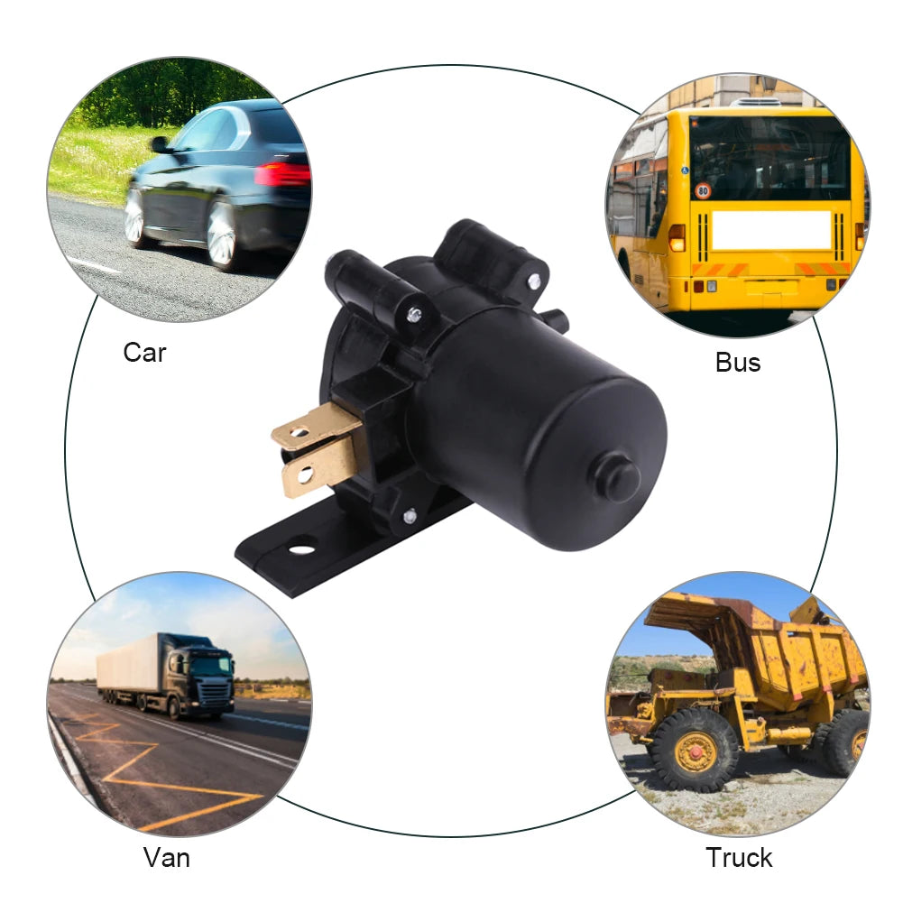 12V Universal Windscreen Washer Pump Windshield Water Pump For Car Van Bus Truck Car Accessories - Automotive LED Light