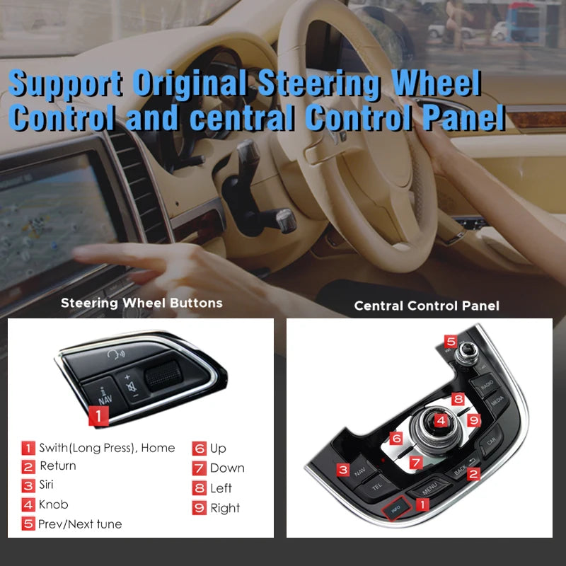 RGB - Ambient Light - for Audi Q5 2008-2019 - Car Interior Lighting