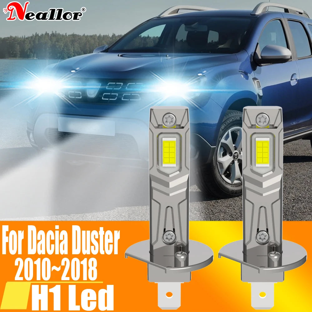 2x H1 Led Light Canbus Bulb Car Headlight High Power Auto Fog Diode Moto Driving Running L