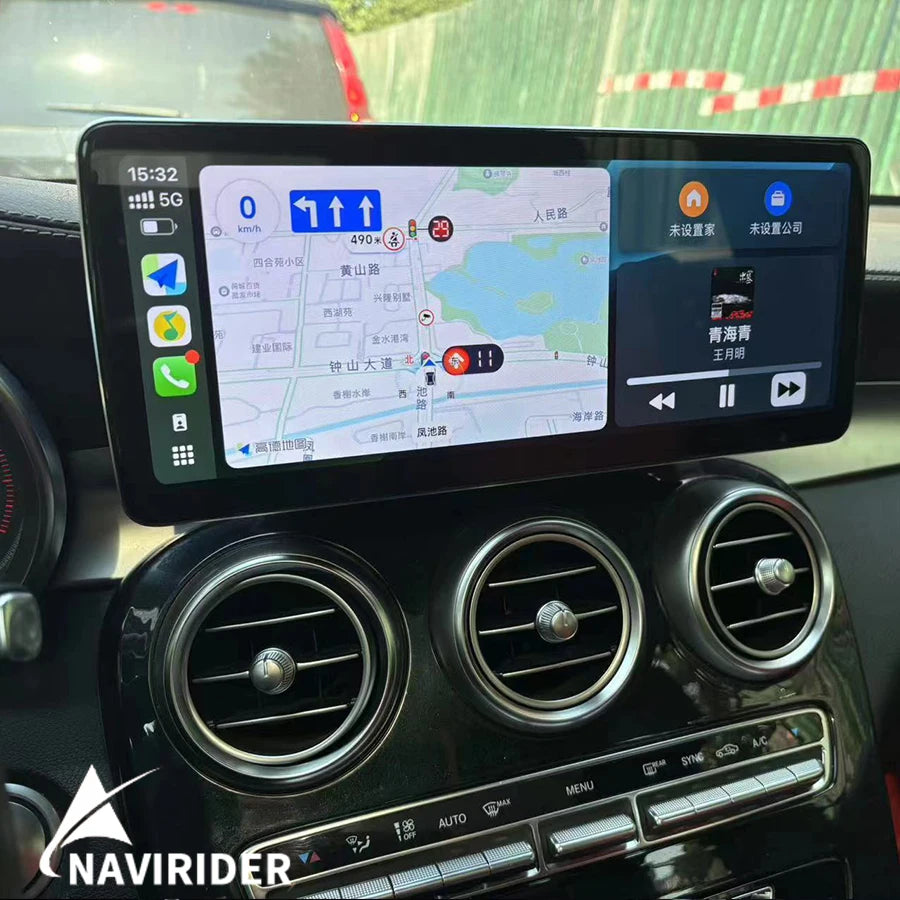 For Mercedes Benz C Class V W447 GLC X253 W205 C180 C200 C300 C350 Player GPS Display Andr