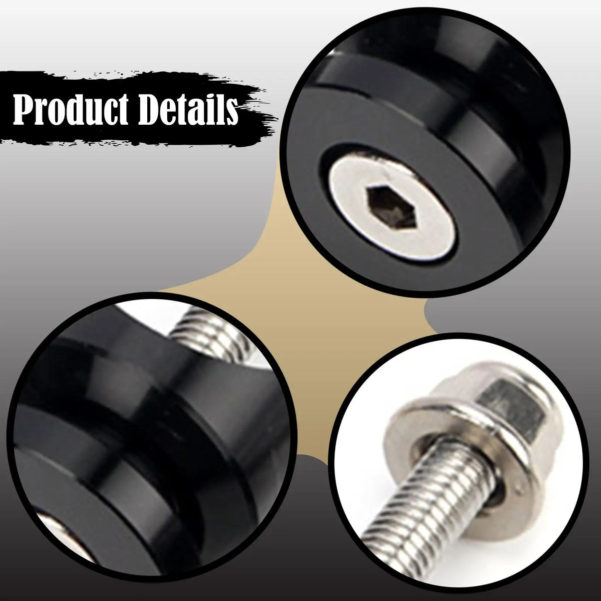 Motorcycle Side Box Quick Release Base Aluminum Alloy Protective Pad Impacts Base Replacement - Automotive LED Light