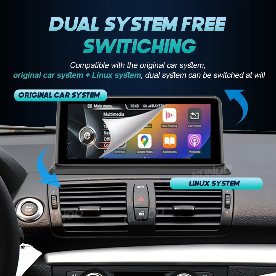 For BMW X1 X2 F48 F49 2016 2017 NBT Wireless Carplay Android Auto Car Radio Stereo Multime