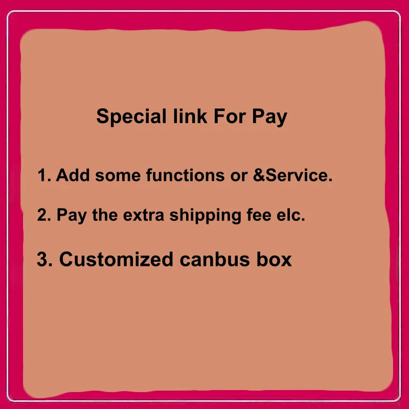 Custom Extra Fee Payment Link for Car Audio Orders | AUTOKITSHOP