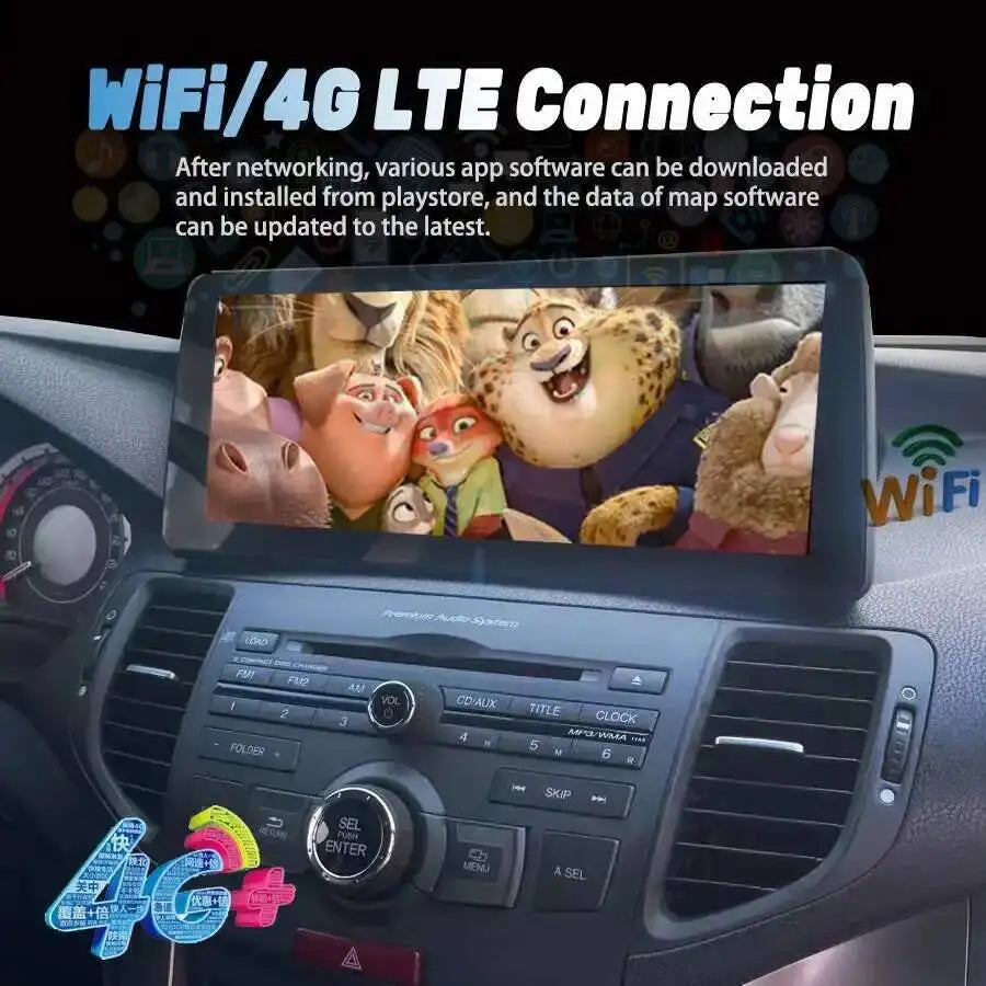 12.3inch Android15 Qled Screen For Honda Spirior 2009-2014 Car Radio Multimedia Video Play | AUTOKITSHOP
