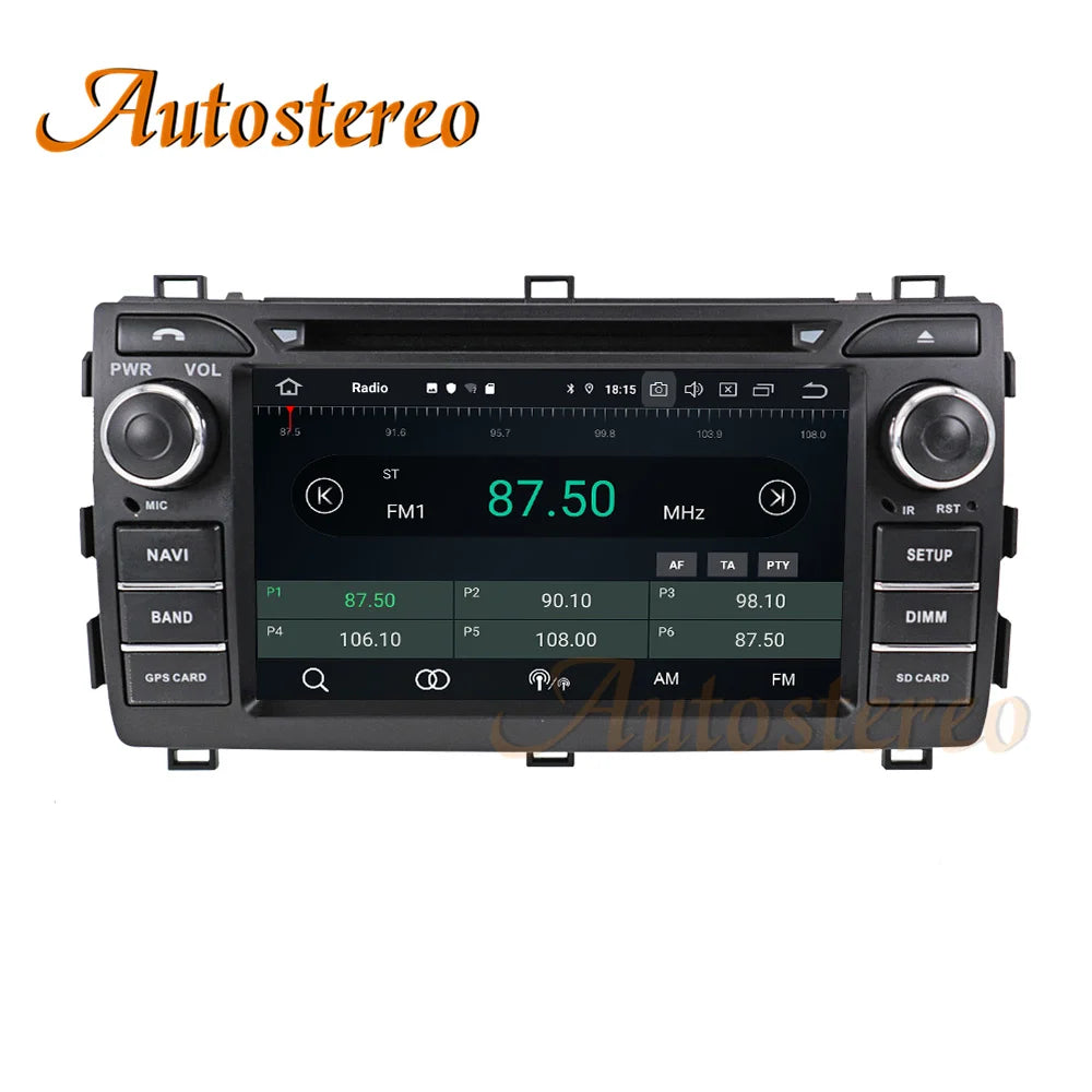 Android 14 Wireless Carplay For Toyota Auris 2013-2015 Auto Stereo Multimedia Player Car G