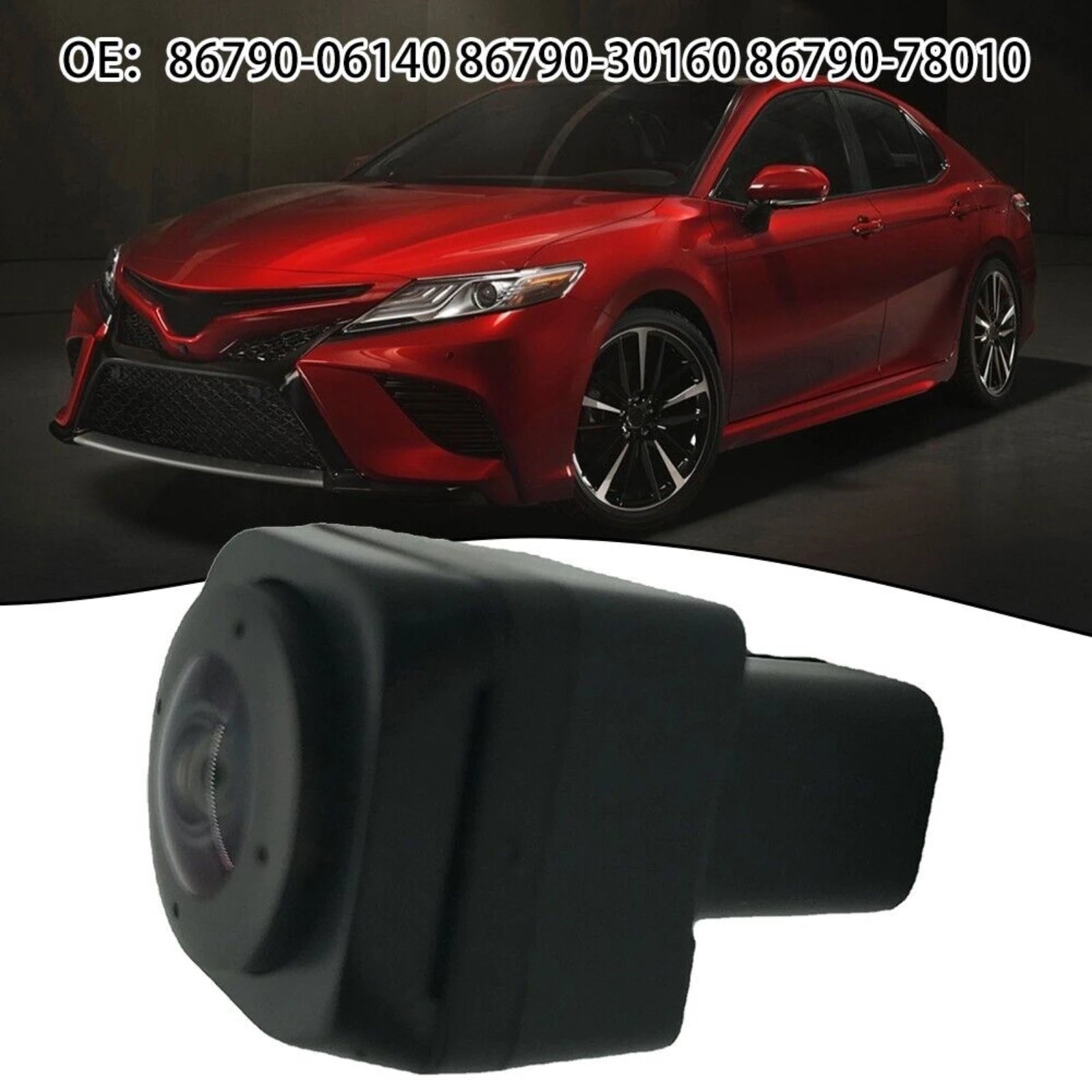 SINOCMP Front View Reversing Parking Camera 86790-06140 86790-30160 86790-78010 For Toyota