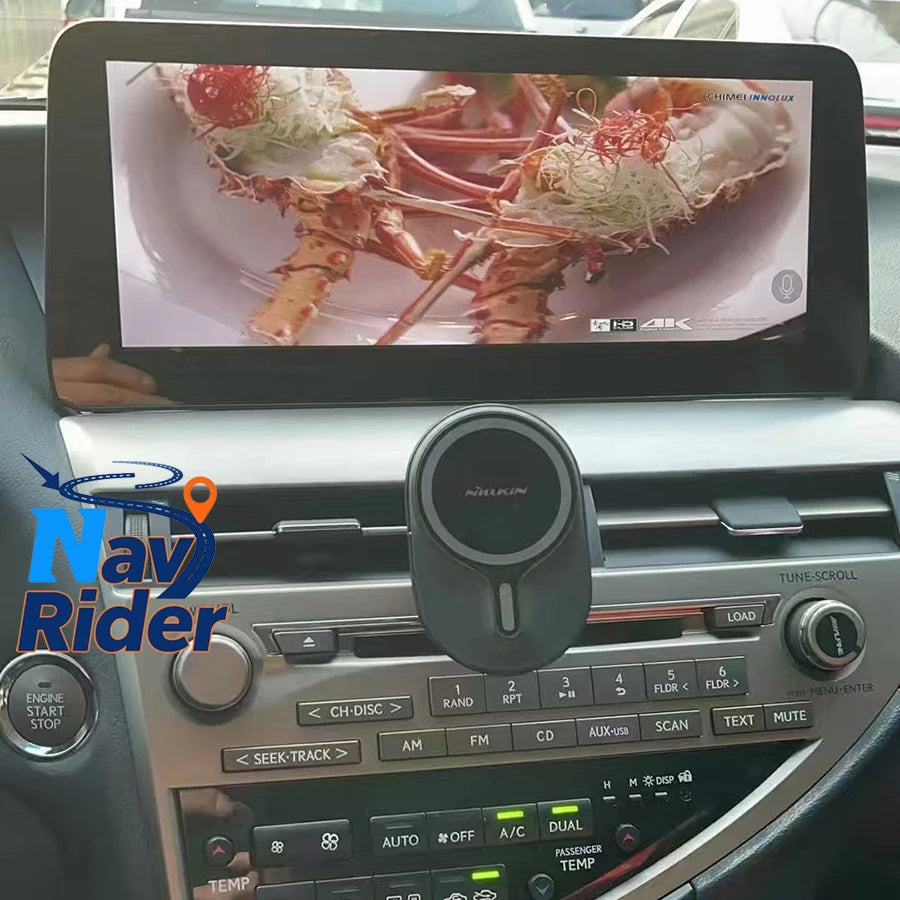 Car Multimedia Stereo Player Navigation DSP 4G WiFi 12.3inch Android Auto CarPlay For Lexu