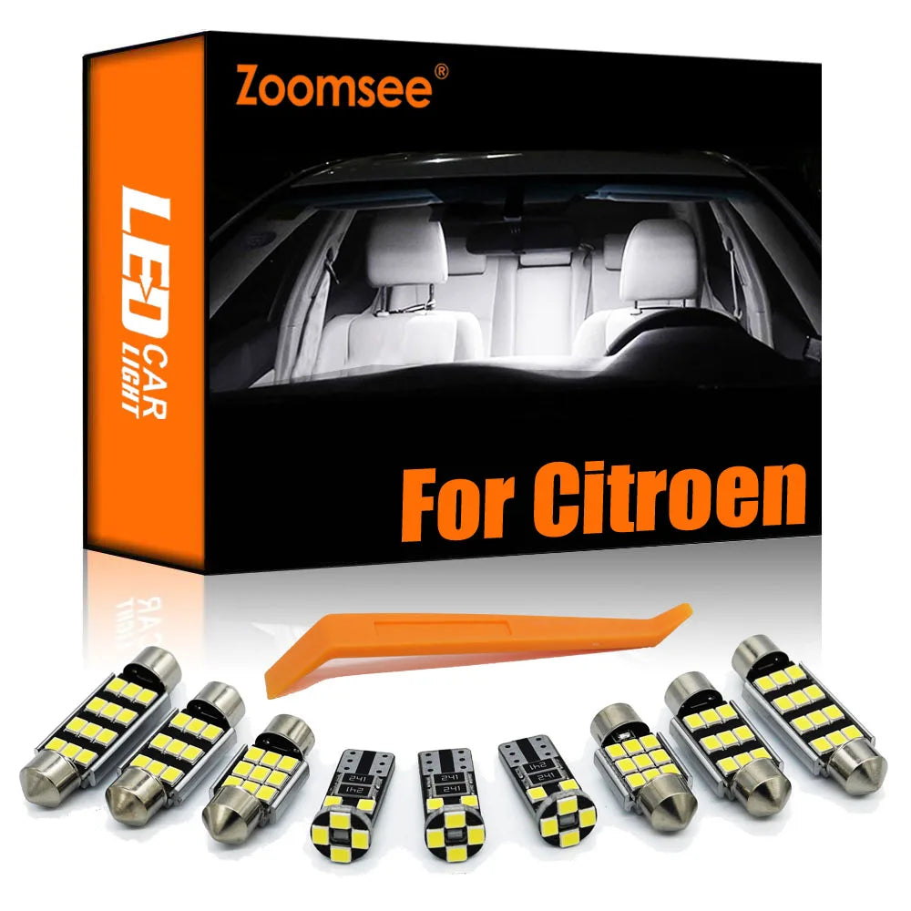 LED Interior Light Kit for Citroen C1 C2 C3 C4 C5 C6 C8 Grand Picasso Aircross C-Crosser C-Elysee Xsara Picasso Inter...