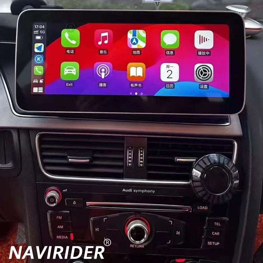Navirider 8.8/10.25INCH Carplay Qled Screen For AUDI Q5 SQ5 09-16 Video Player Stereo Andr