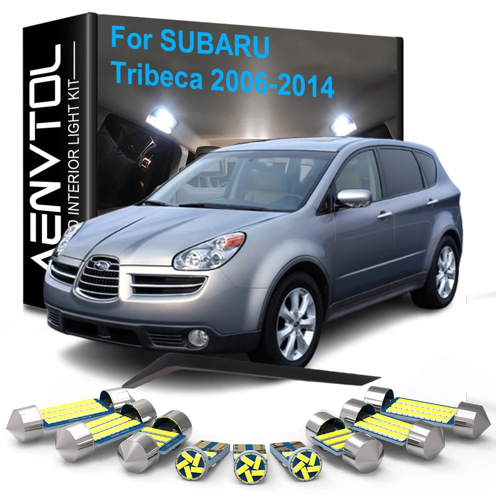 15-Piece LED Interior Light Kit for Subaru Tribeca B9 - Canbus Error-Free Bulbs | AUTOKITSHOP