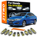ZITWO 8Pcs LED Bulb Interior Indoor Light Kit For Honda City Sedan Hatchback 201 for Honda 2014-2020 - Canbus LED Car Li