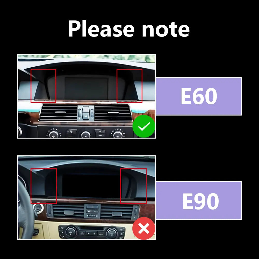 For BMW 5 Series E60 E61 E62 2004-2008 CCC/CIC System Wireless Apple CarPlay Android Auto