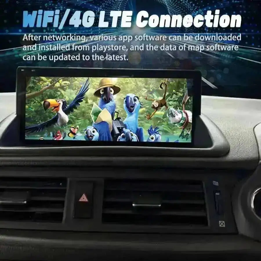 For Lexus CT CT200 2011-2019 Car Radio Android Touch Screen Navigation Video Player Auto S