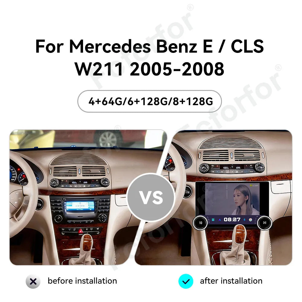 Upgrade 11.5 Inch Ultra-thin Wireless Carplay HD Display Android 15 GPS Navi Car Radio For