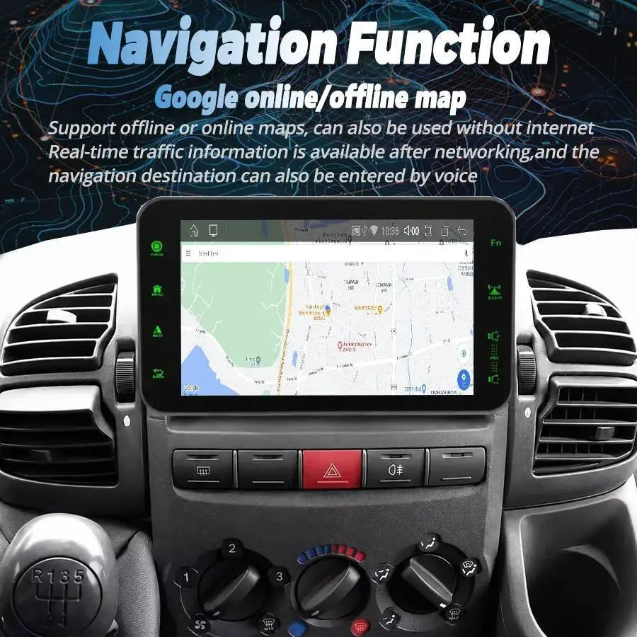 9inch Android Screen For Fiat Ducato 2002-2006 For Citroen Jumper For Peugeot Boxer Wirele