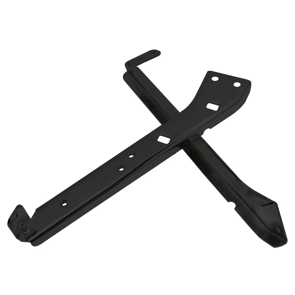 Motorcycle Black Saddlebag Rail Support Brackets For Harley Touring FLT FLHT Street Glide Road K - Automotive LED Light