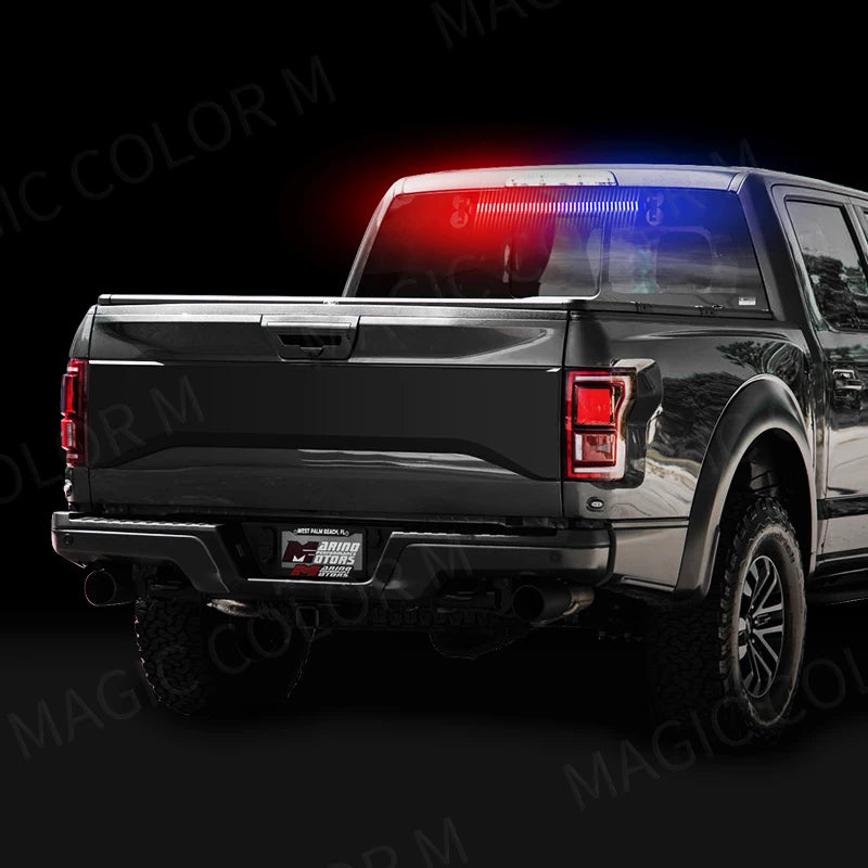 LED Strobe Police Lights For Auto Emergency Grill Warning Lamp 80 led Windshield Bar Traff | AUTOKITSHOP
