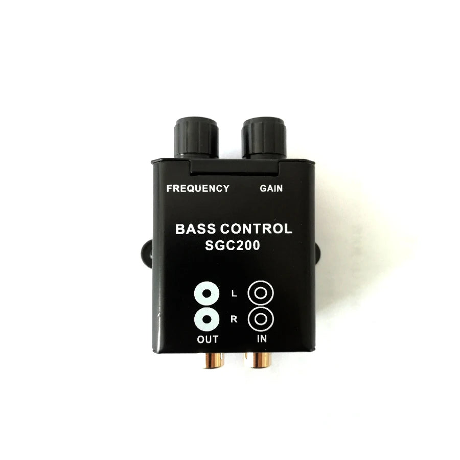 Car RCA Remote Level Amplifier Subwoofer Equalizer Crossover Bass Controller Kit