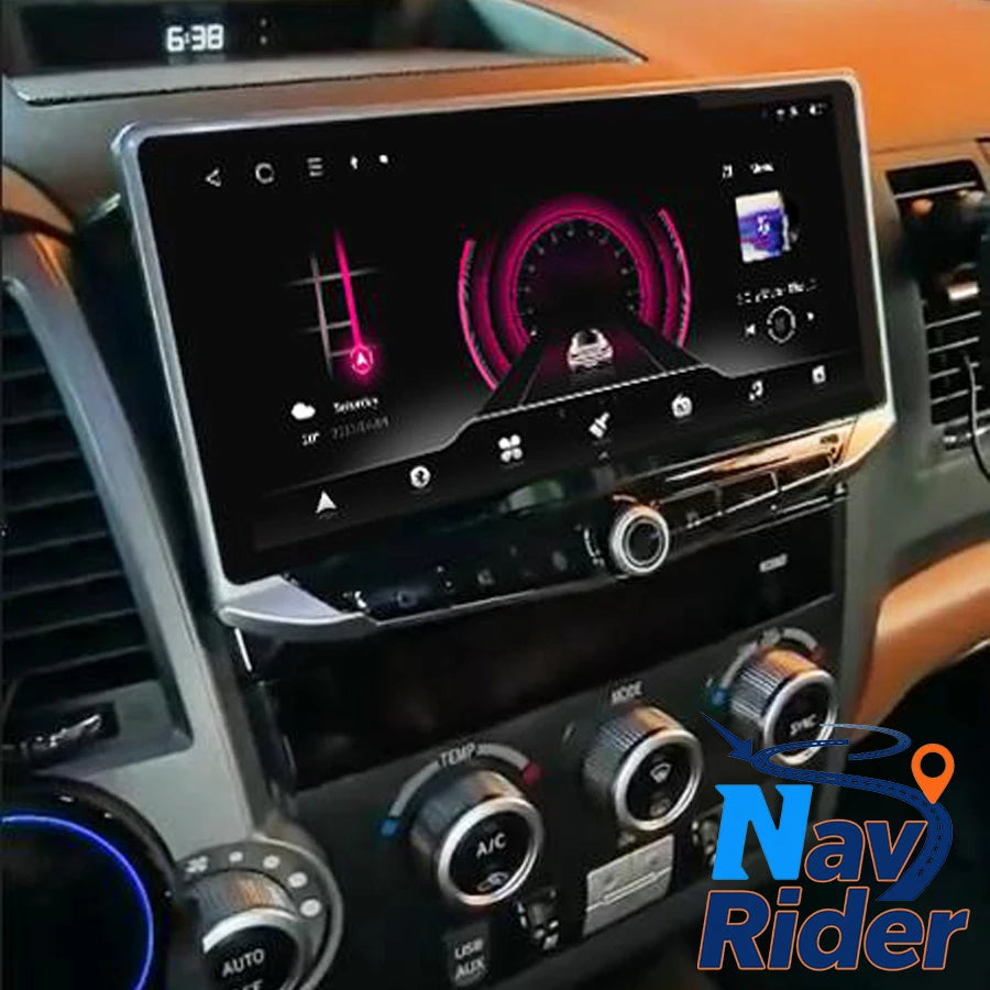 10.88inch Qled Screen Android For Toyota Sequoia XK50 2007-2013 Type-C Charging Mobile Hol