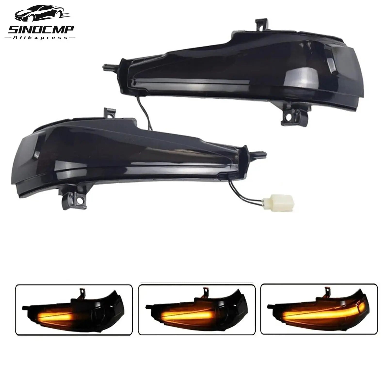 Side Mirror Sequential Turn Signal Light 34300-SNB-013 34350-SNB-013 For Honda Civic Mk8 S