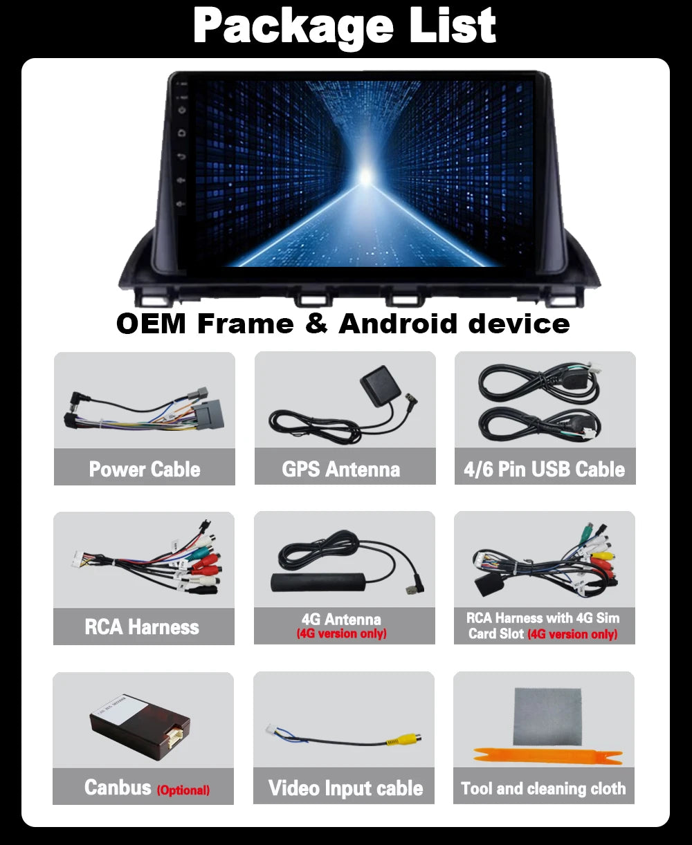 Car Radio Multimedia Android 14 For Mazda 3 Axela 2014-2017 2018 2019 Player Stereo Naviga