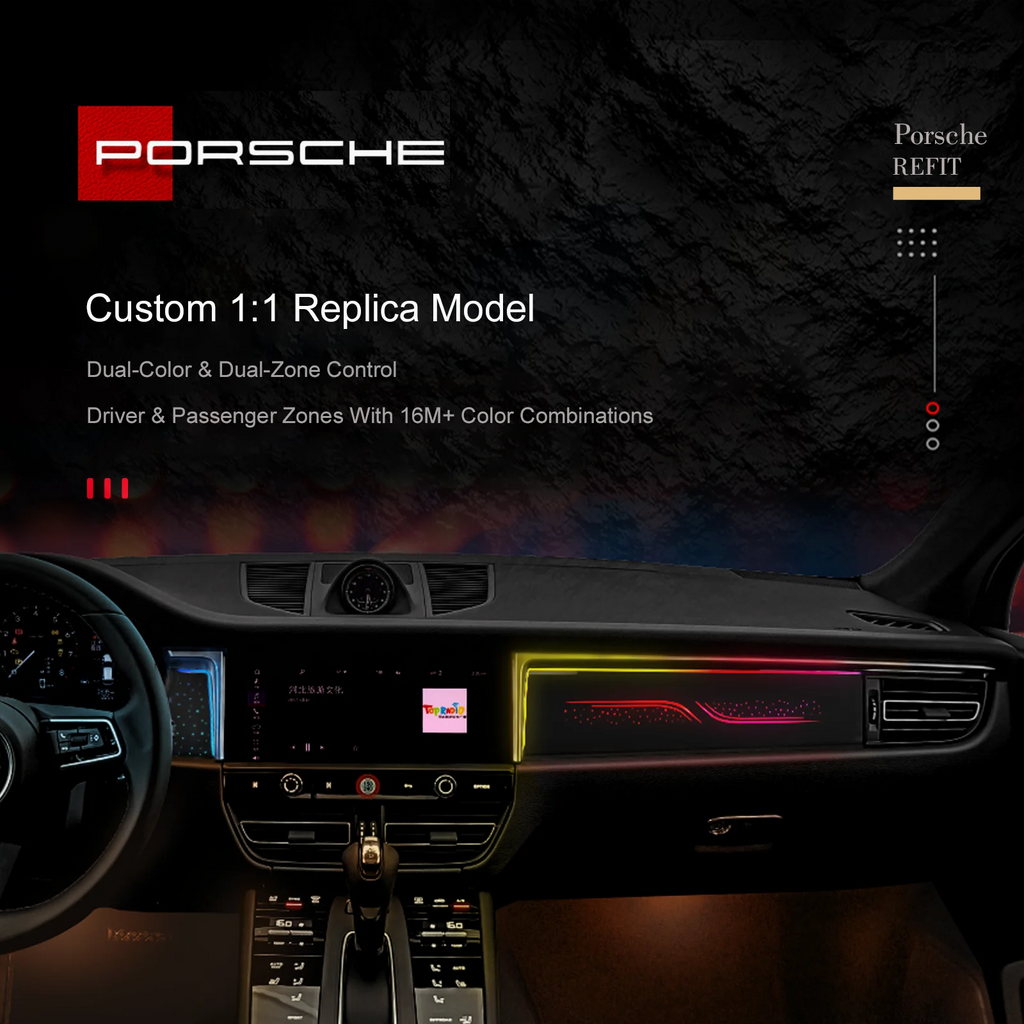 RGB - Ambient Light - for Porsche 2014-2024 - Car Interior Lighting