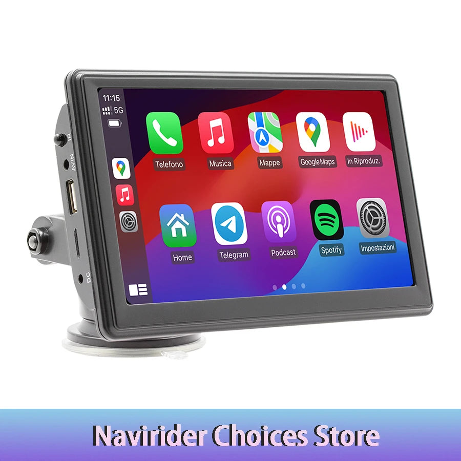 Car Radio WiFi GPS FM HD Bluetooth Multimedia Touch Screen Universal 7inch Auto Wireless C