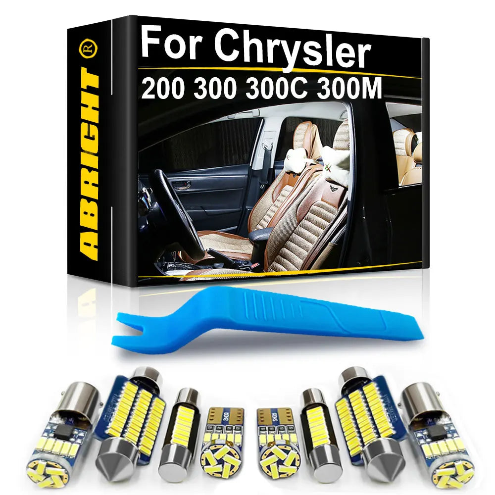 LED Interior Light Kit for Chrysler 200 300 300C 300M - Canbus Error-Free Bulbs | AUTOKITSHOP