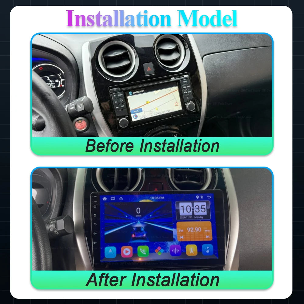Car Radio For Nissan Note 2 E12 2012-2021 Android 16 Auto Multimedia Carplay Player Gps St | AUTOKITSHOP