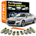 ZITWO Car LED Interior Indoor Light Kit For Hyundai Genesis Coupe Sedan 2008 2009 2010 2011 2012 - Canbus LED Car Light