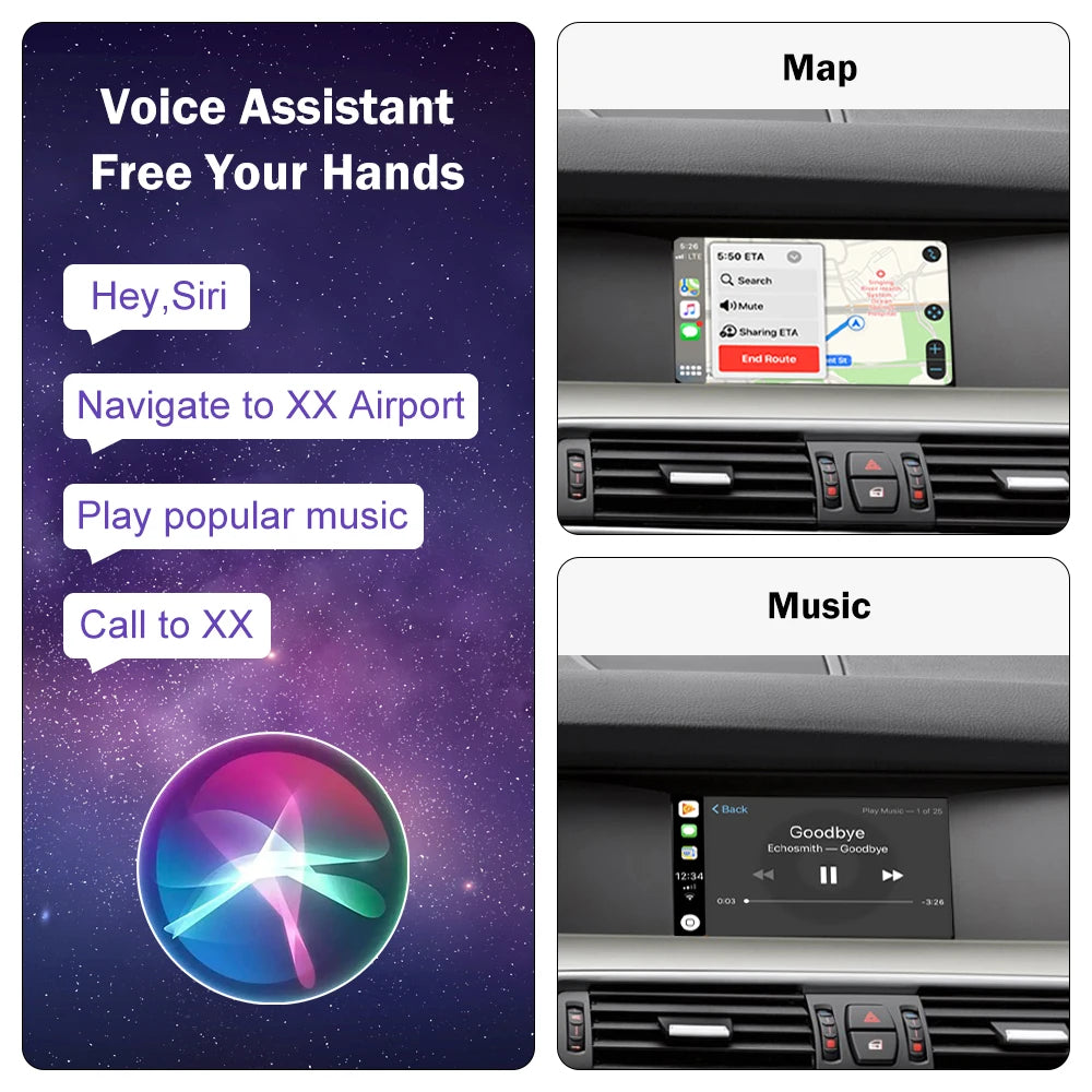 Road Top Wireless CarPlay for BMW 5 Series F10 F11 F07 7 Series F01 F02 F03 F04 Android Au | AUTOKITSHOP