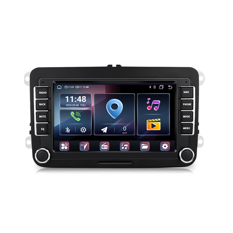 SZLELV Android 15 Auto Wireless Carplay Car Stereo Player GPS 4G WIFI FM BT For VW Golf 5