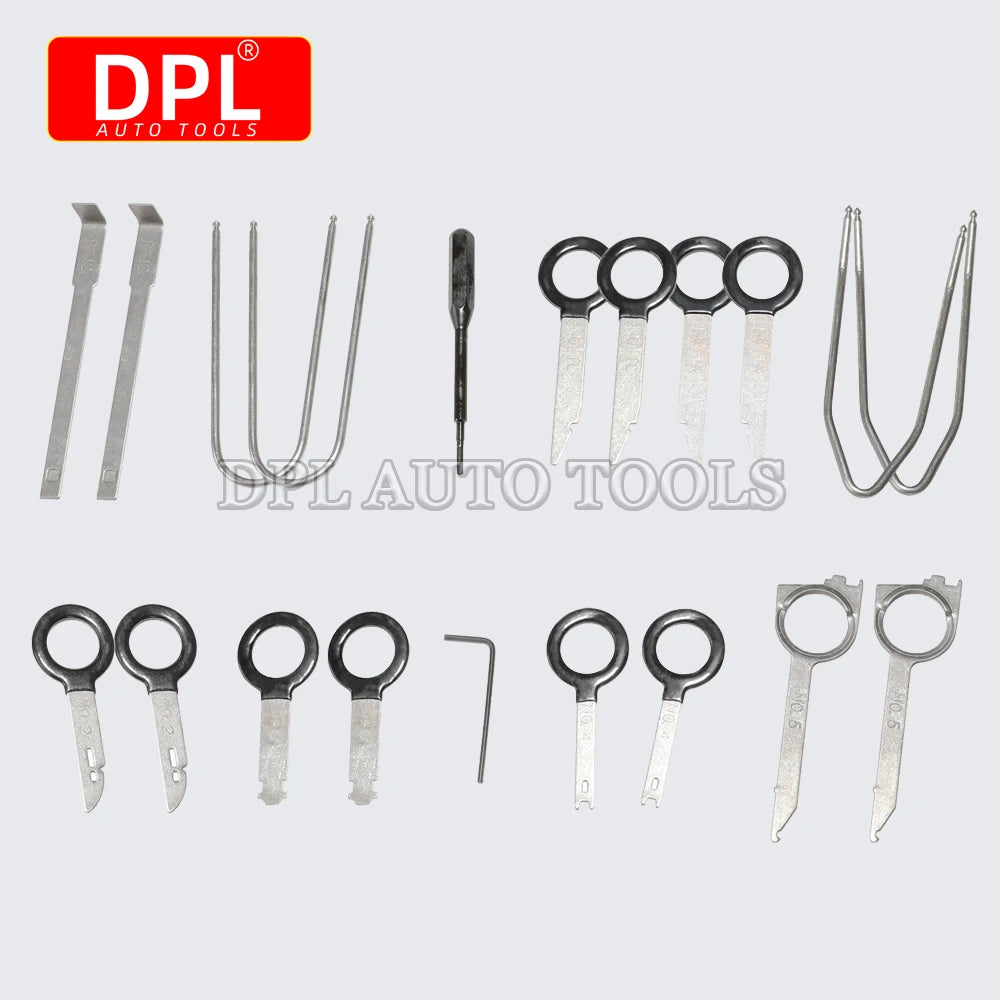 2025 New 20 Pcs Car Speaker Disassembly Tool Set Auto Stereo Removal Radio Keys Remove - Automotive LED Light