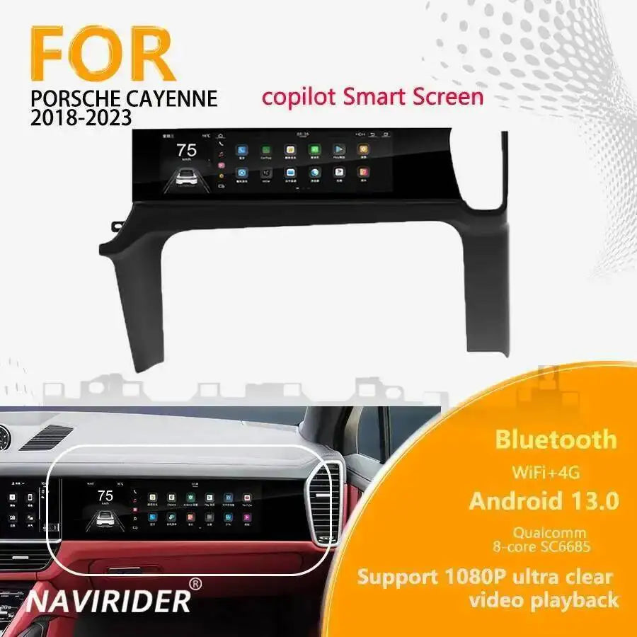 S Upgrade For Porsche Cayenne 2018-2024 Car Copilot Android Screen Auto Carplay GPS Naviga | AUTOKITSHOP