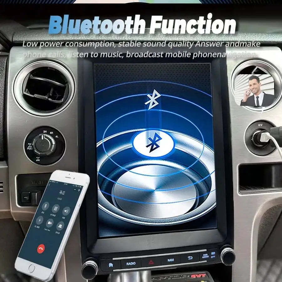 Android 15 Navi IPS Screen For Ford F250 F350 F450 F650 2013-2015 12.1" Carplay Car Radio