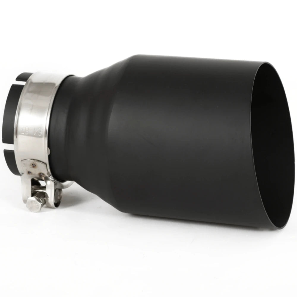 1Piece Matte Black Stainless Steel Exhaust Muffler Car Auto Parts Modified Tip Tail Accessories  - Automotive LED Light