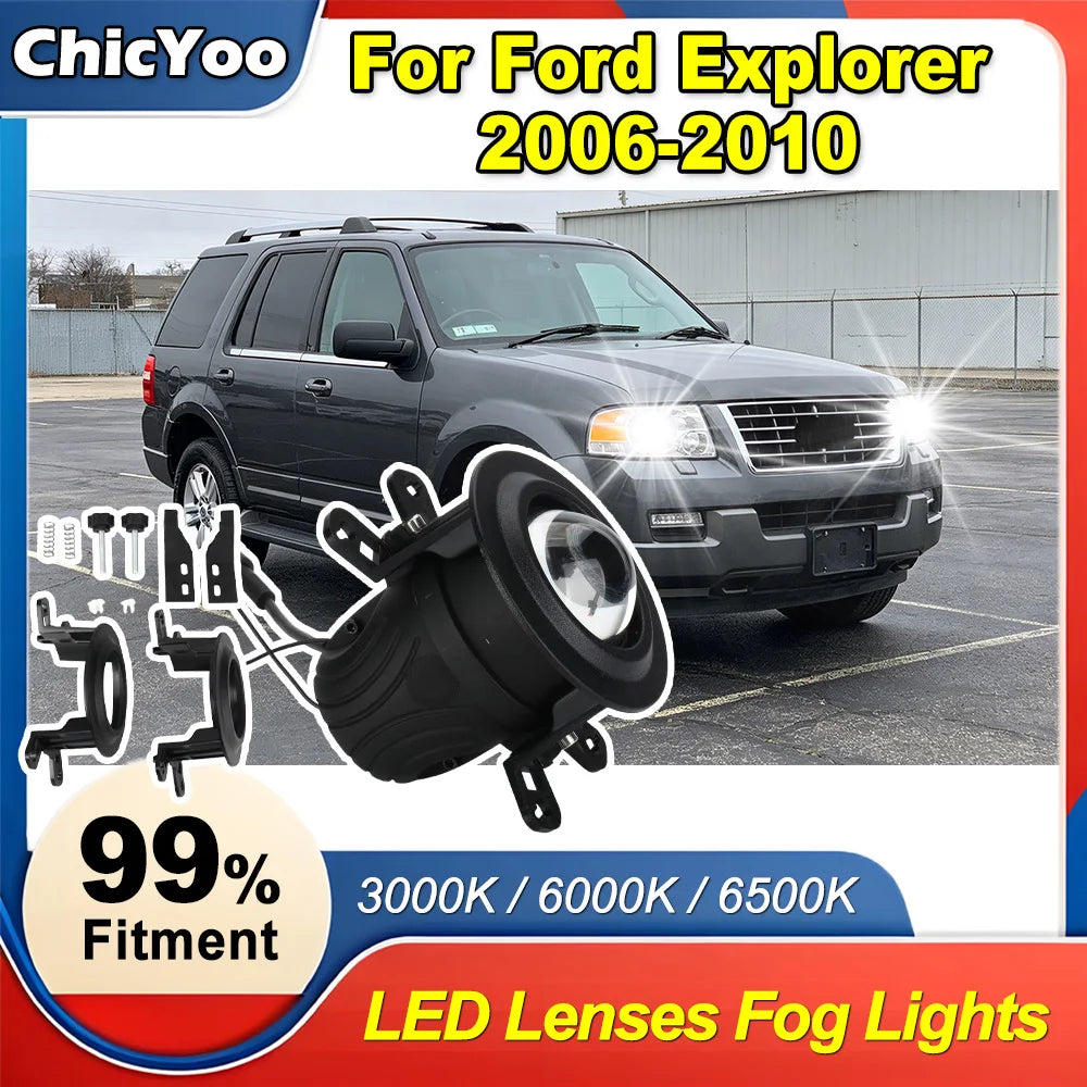 3000K 6000K 2.0 inch Led Fog Lights LED Projector LED Driving Fog Lamps Kit Projector Spot