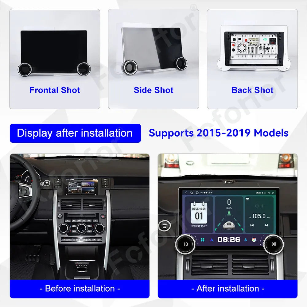 Slim Premium 11.5 Inch Android 15 HD Touch Carplay Android Auto Multimedia Radio For Land