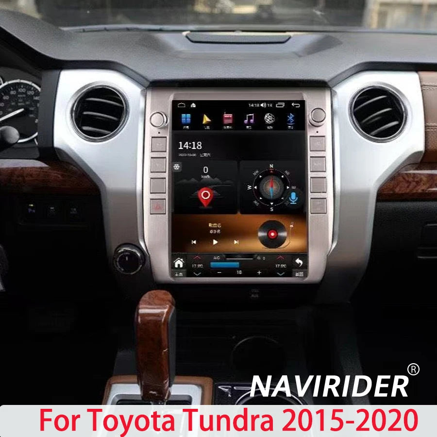 Android 15 Multimedia Video Player Screen For Toyota Tundra 2015-2020 256GB Stereo 12.1" C