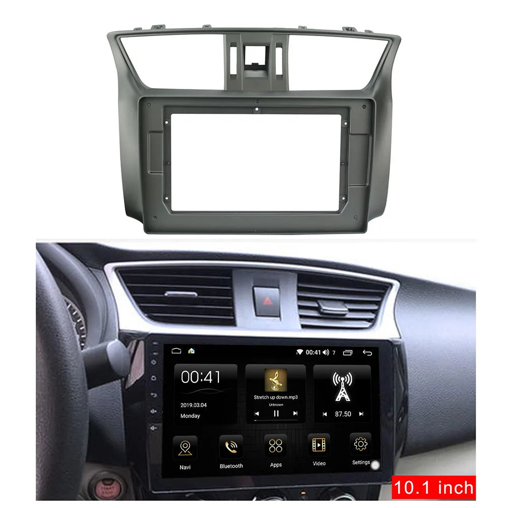 10.1 inch 2din car Fascia For NISSAN SYLPHY 2012-2015 stereo Panel Dash Installation Doubl | AUTOKITSHOP
