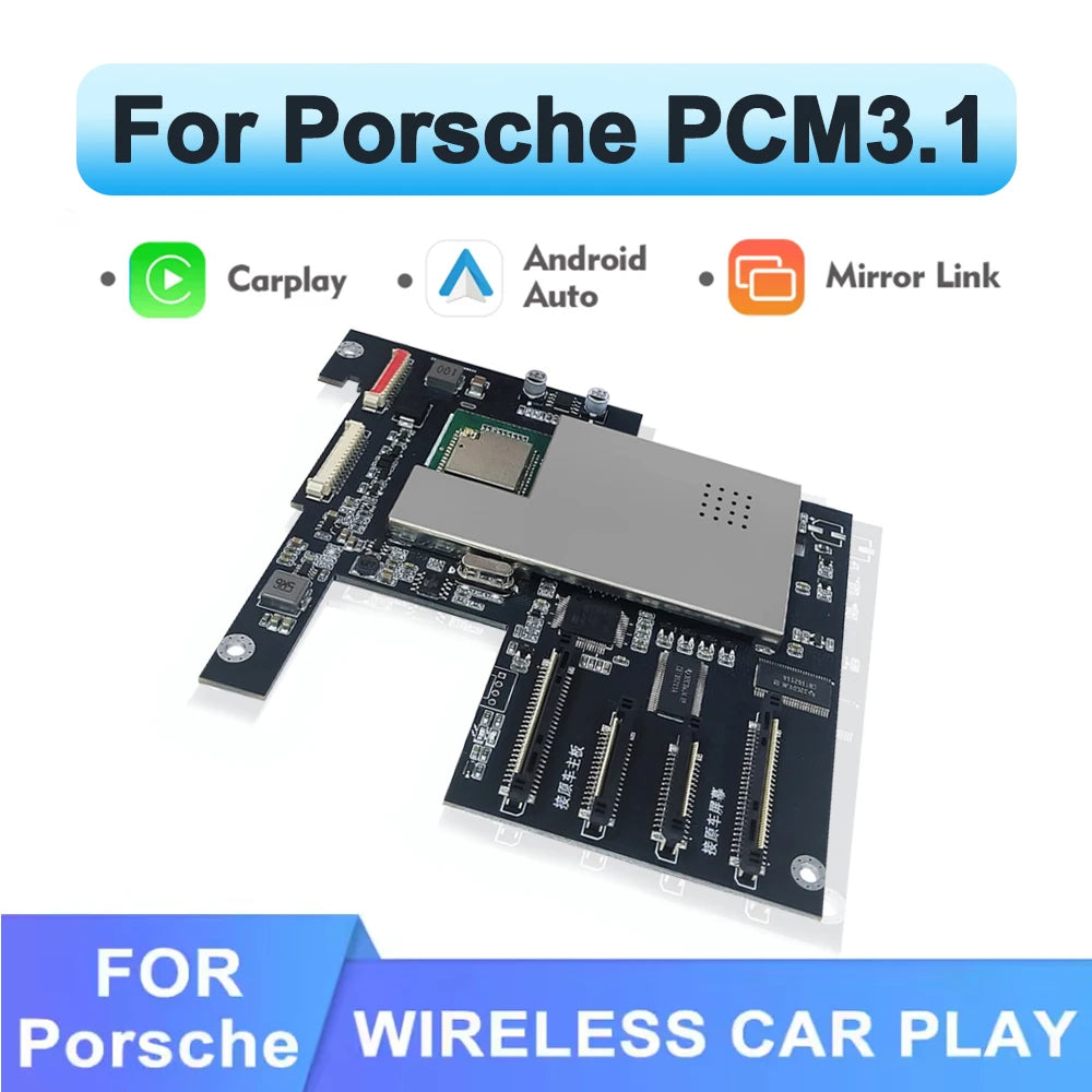 Wireless Carplay model For PCM 3.1 For Porsche Panamera Cayenne Macan Boxster 911 718 PCM