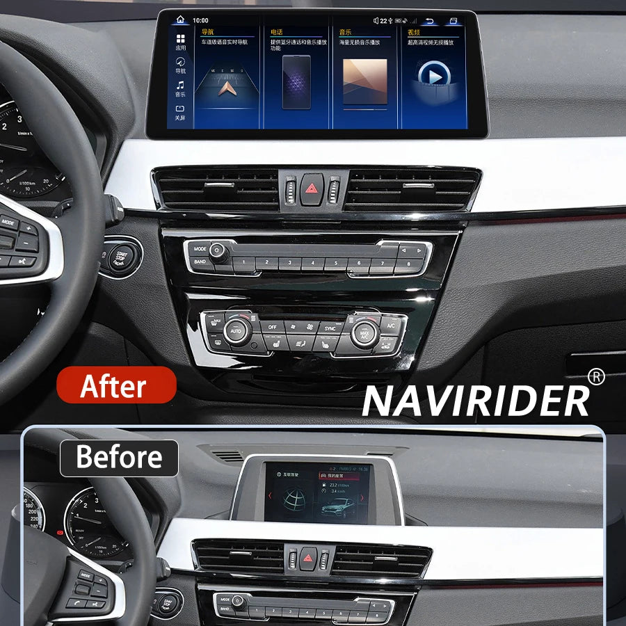 NBT EVO Android 14 Multimedia Video Player Stereo GPS 4G Navi For Bmw X1 X2 F48 F49 F39 20